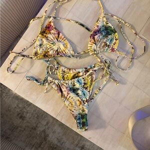 I.AM.GIA Multicolor Tie-Dye Bikini